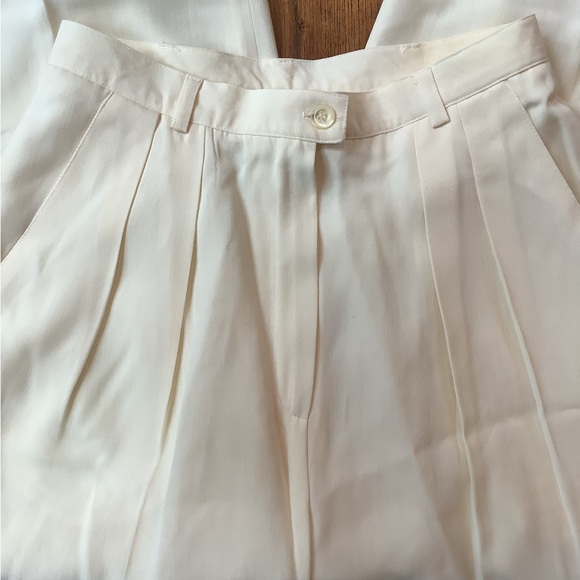TALBOTS COLLECTION. NWT. SIZE 6. IVORY CREAMY WHITE DRESS PANTS - Picture 4 of 9